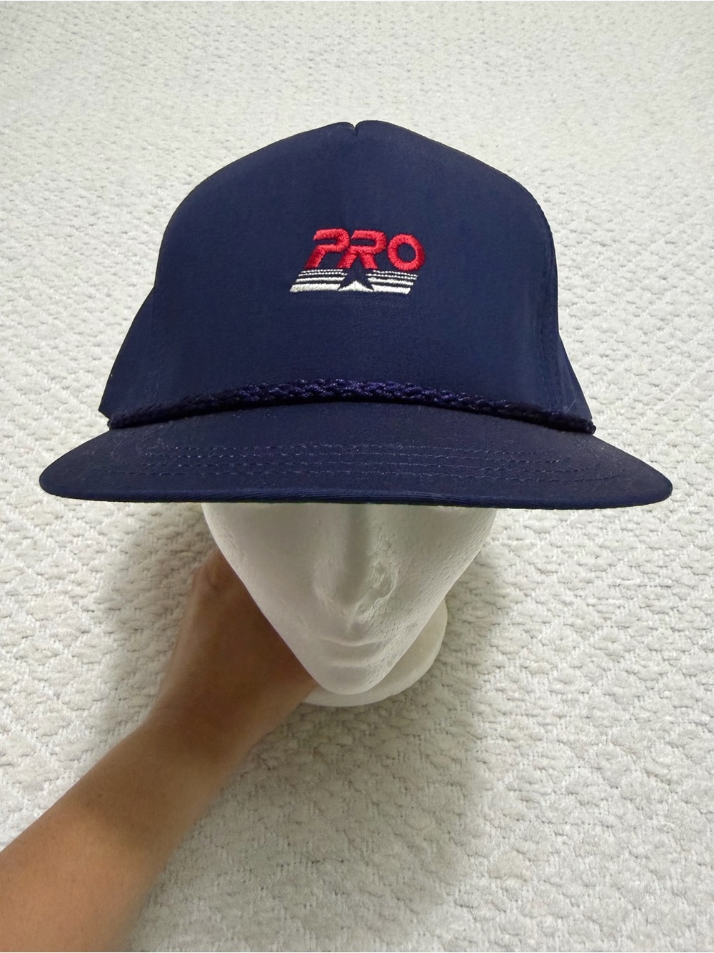Vintage Pro Star Embroidered Blue Trucker Hat Sahara Brand